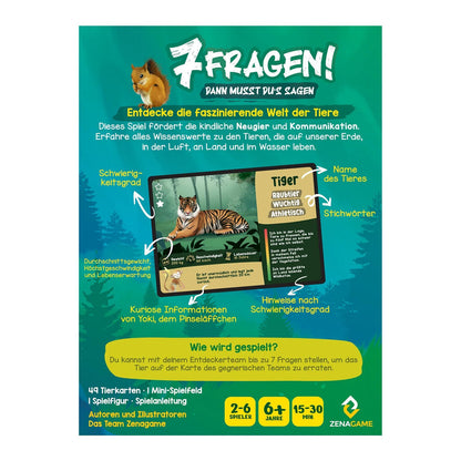 7 Fragen! Tiere