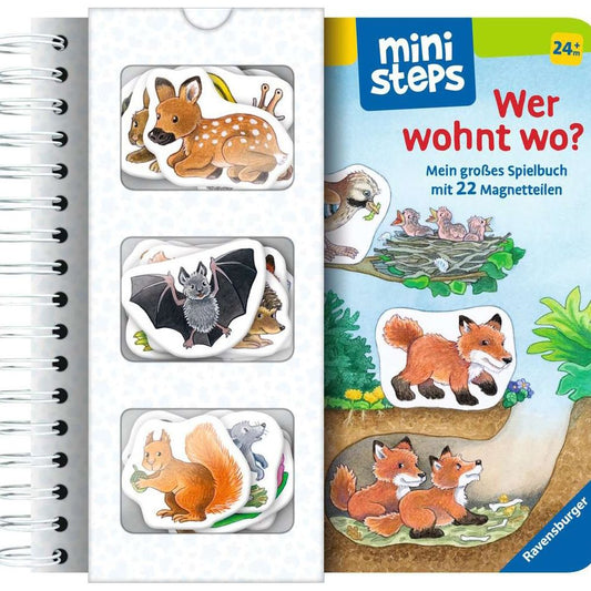 Ravensburger ministeps: Who lives where?