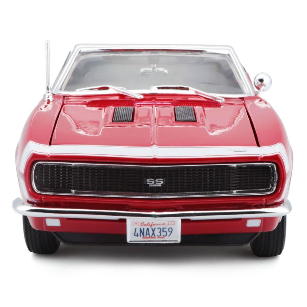Maisto Chevrolet Camaro 1968 SS 396 convertible red 1/18