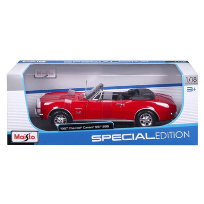 Maisto Chevrolet Camaro 1968 SS 396 convertible red 1/18