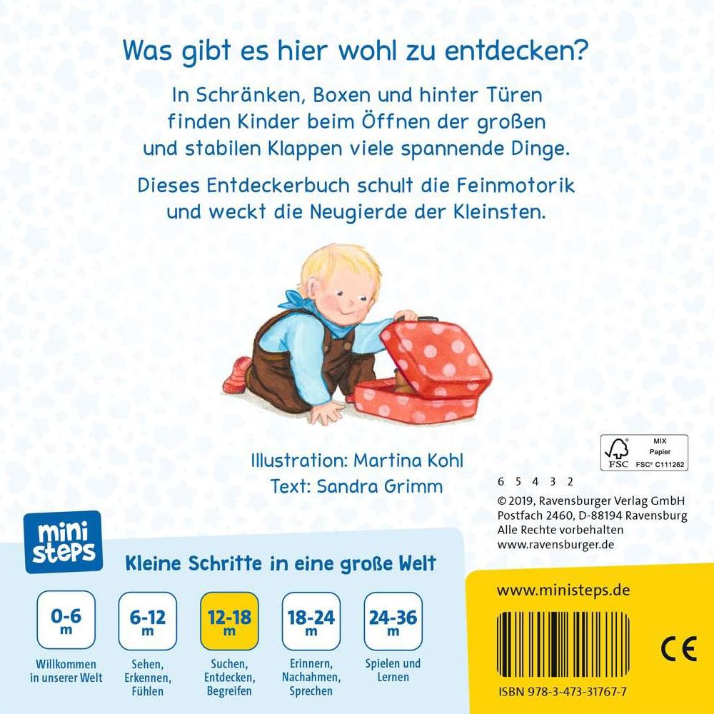 Mini-étapes Ravensburger : ouvrez-le et jetez un œil