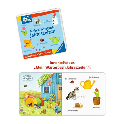 Minipas Ravensburger : Mon premier livre cube : Mes premiers mots (coffret de livres)