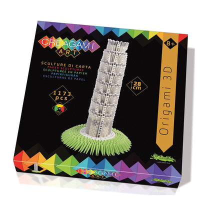 Creagami Origami 3D Schiefe Turm von Pisa 1173 Teile