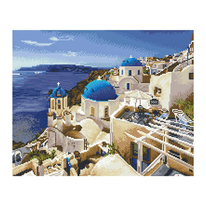 Diamond Painting Santorini