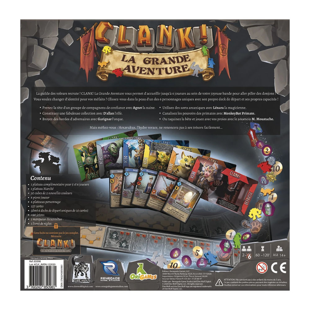 Origames Clank! The Great Adventure (f)