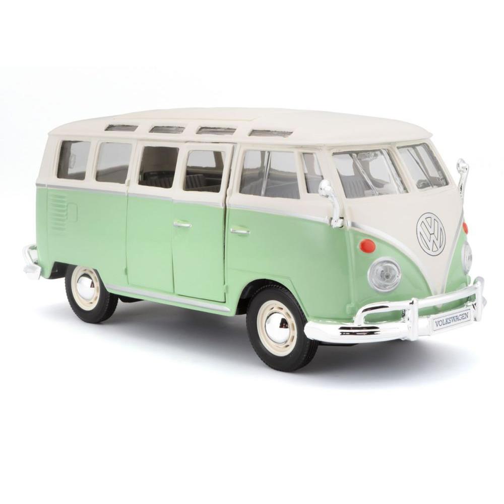 Maisto Volkswagen Bulli T1 Van Samba green 1/24