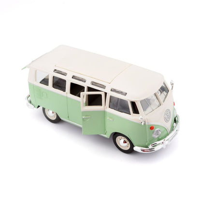 Maisto Volkswagen Bulli T1 Van Samba green 1/24