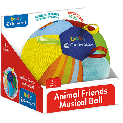 Clementoni Tierfreunde Musik-Ball D/F/I