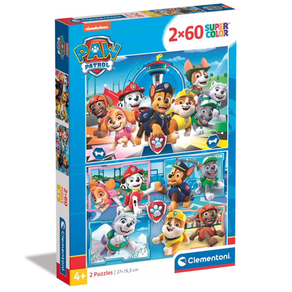 Clementoni Puzzle Paw Patrol 2x60 pièces