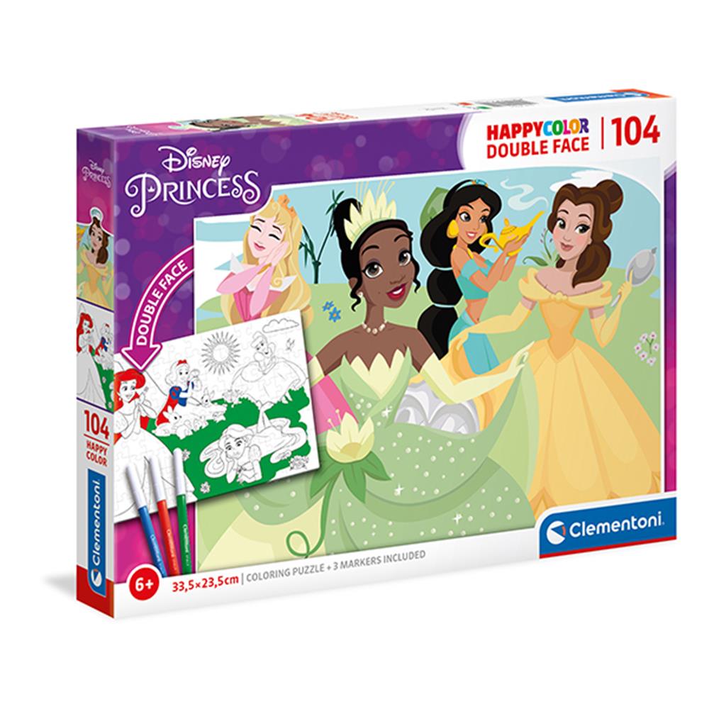 Clementoni Puzzle Disney Princesse 104 pièces.