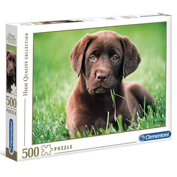 Clementoni puzzle chiot chocolat 500 pièces