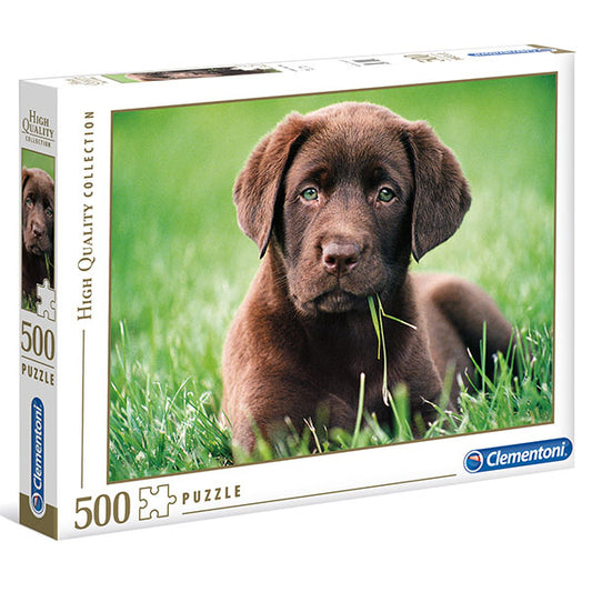 Clementoni puzzle chiot chocolat 500 pièces