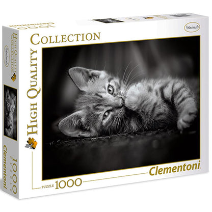 Clementoni Puzzle Chat Kitty, 1000 pièces