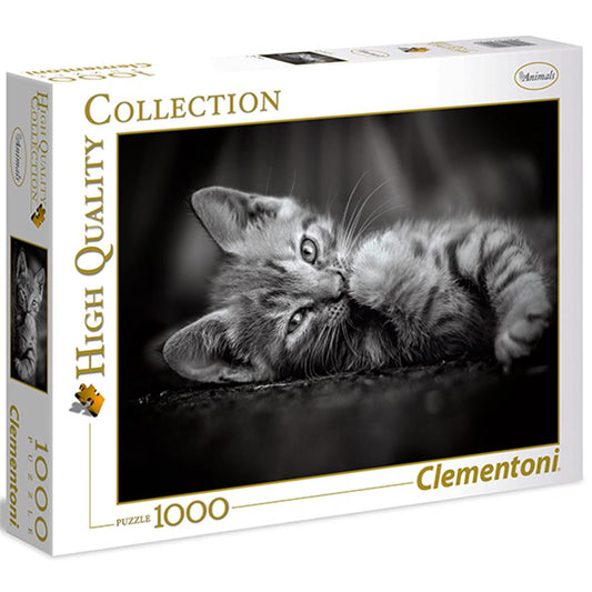 Clementoni Puzzle Chat Kitty, 1000 pièces