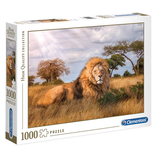 Clementoni Puzzle Le Roi, Lion 1000 pièces