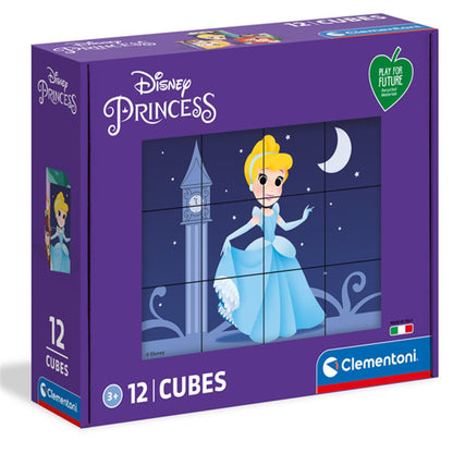 Clementoni Würfel Puzzle Princess 12 tlg.