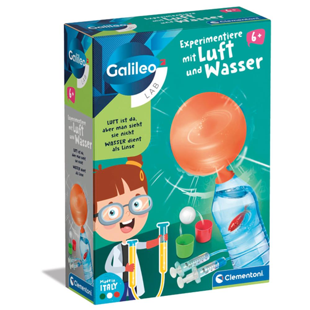 Experimentiere mit Luft und Wasser