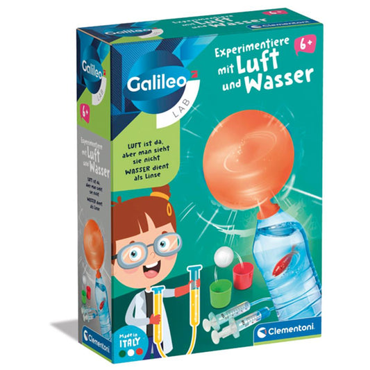 Experimentiere mit Luft und Wasser