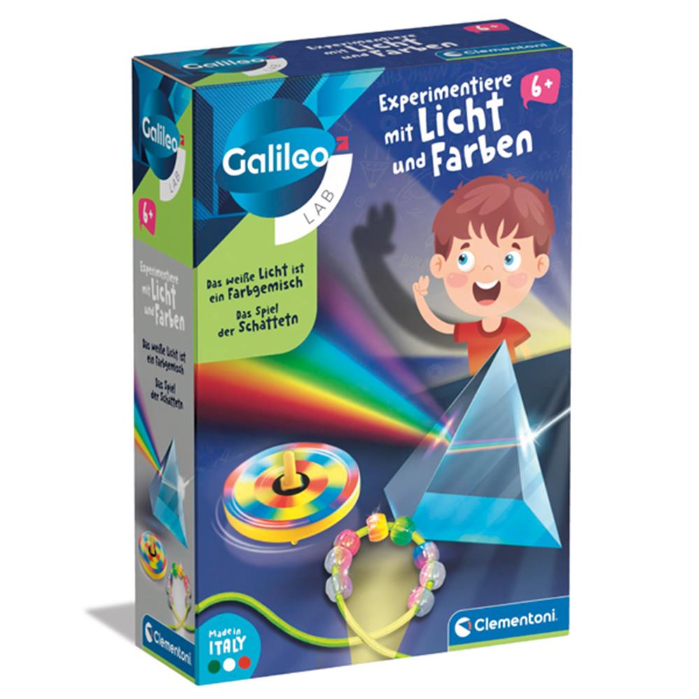 Experimentiere mit Licht und Farben