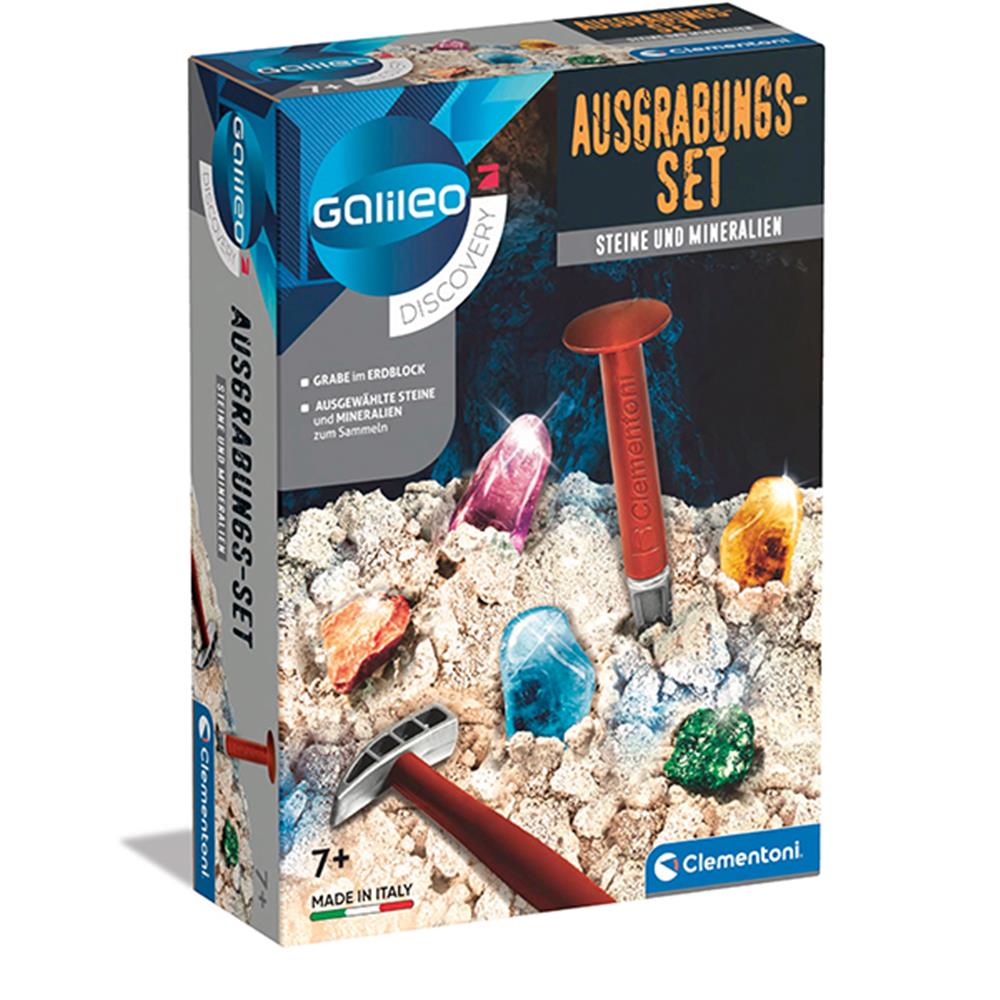 Clementoni Ausgrabungset Steine & Mineralien