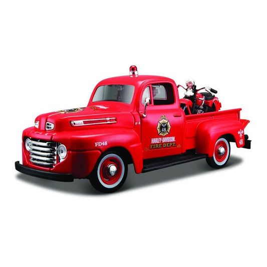 Maisto Ford F-1 Pick-up &amp; EL Knucklehead 1936 1:24
