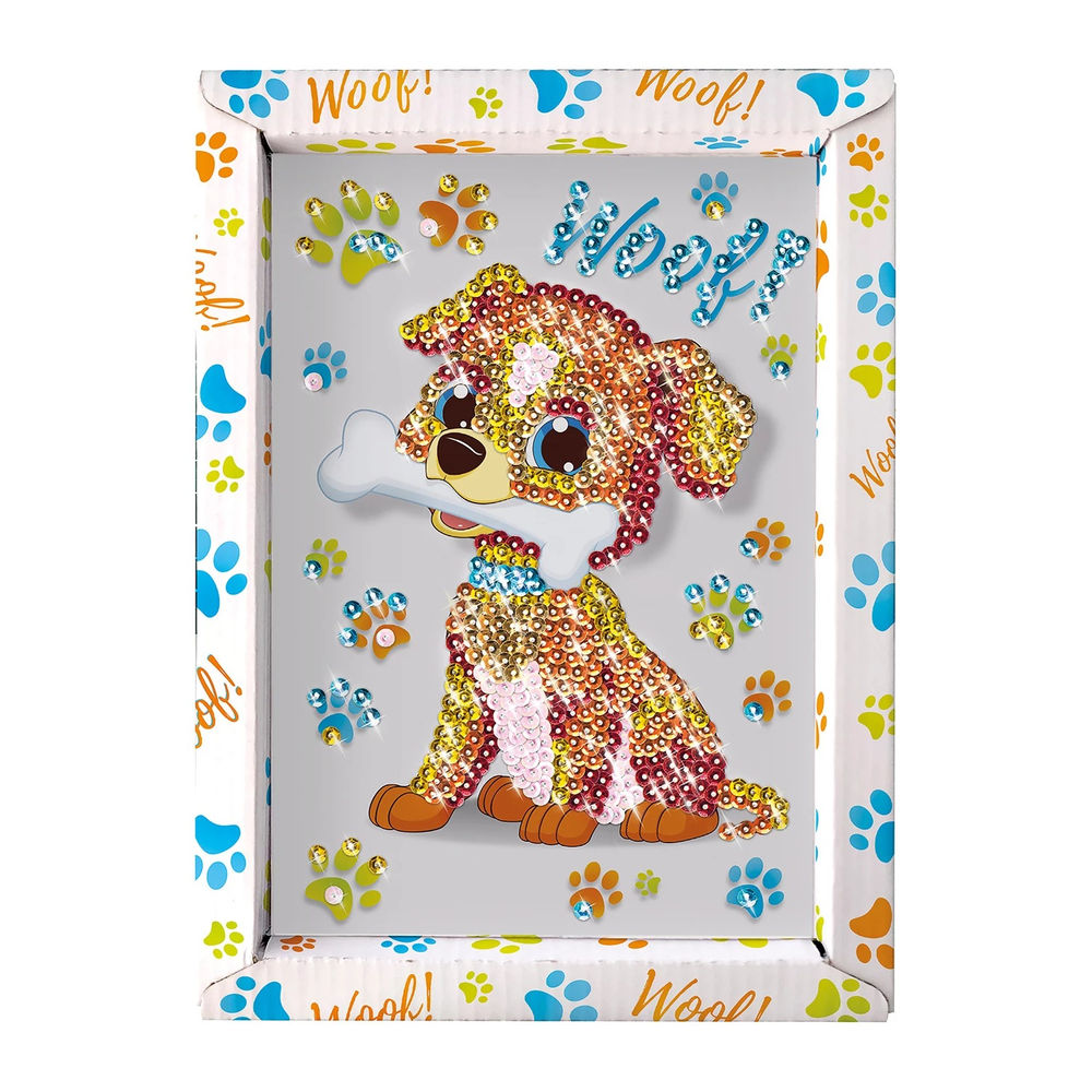 Collection Sequins Sequin Art Dog