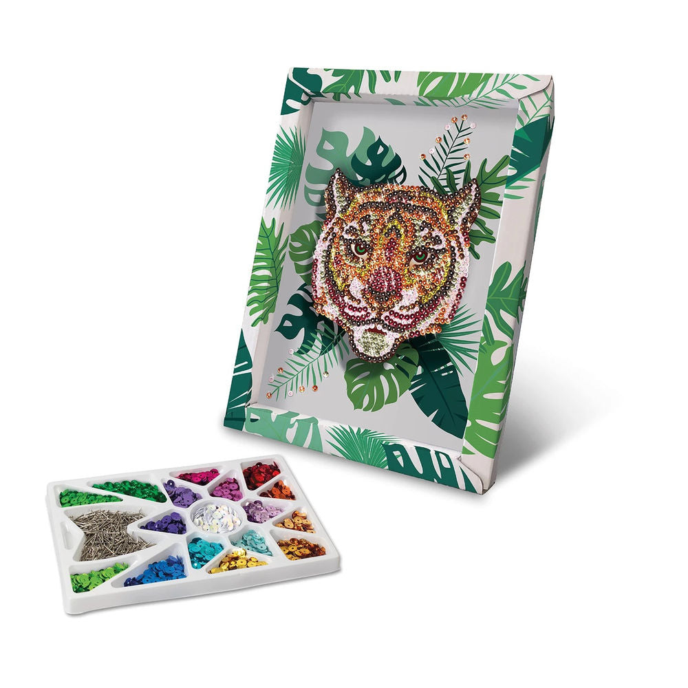 Collection Sequins Sequin Art Tiger
