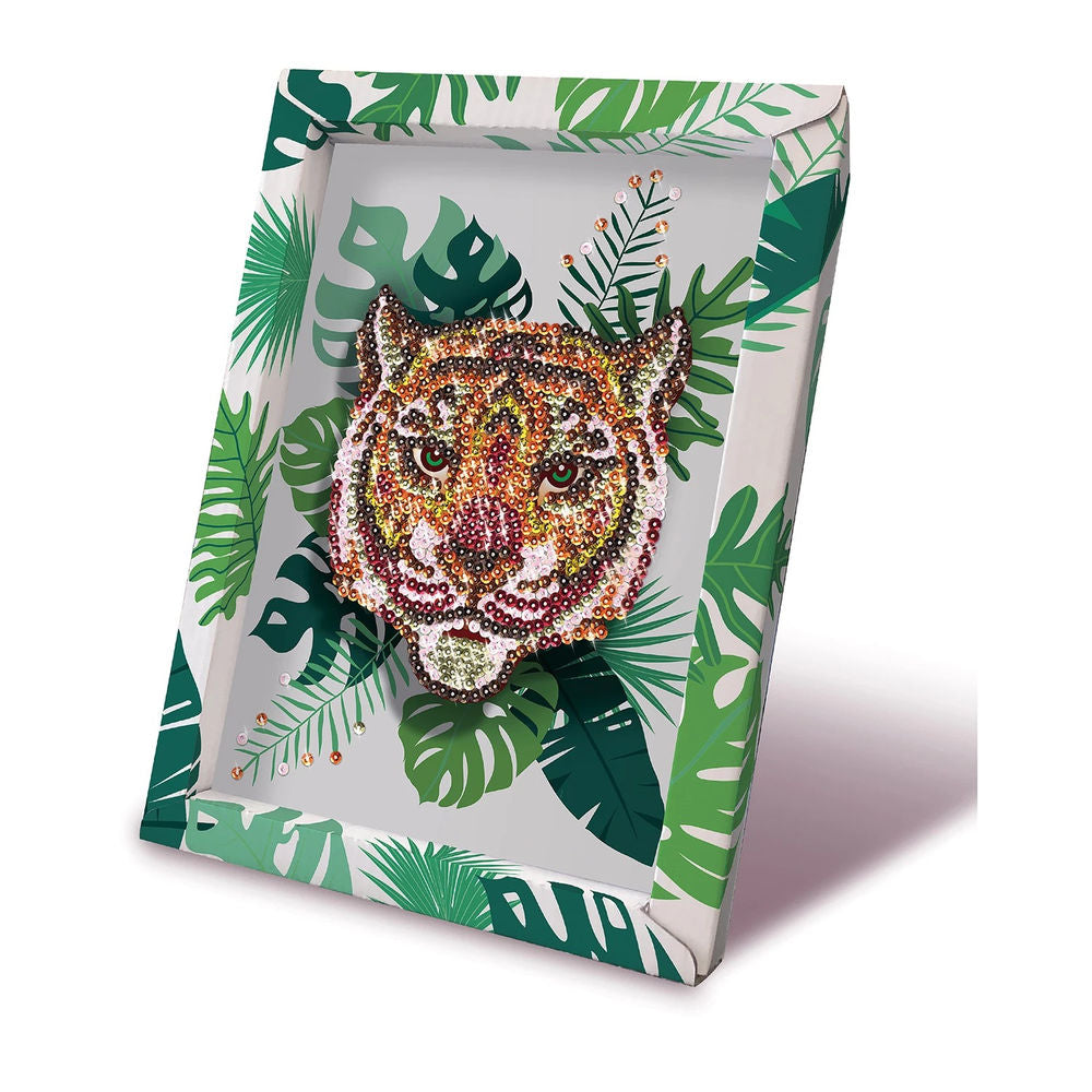 Collection Sequins Sequin Art Tiger