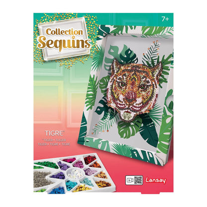 Collection Sequins Sequin Art Tiger