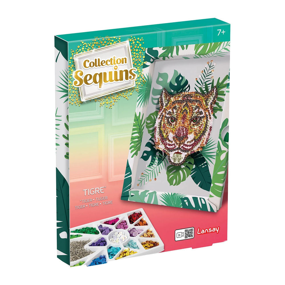 Collection Sequins Sequin Art Tiger