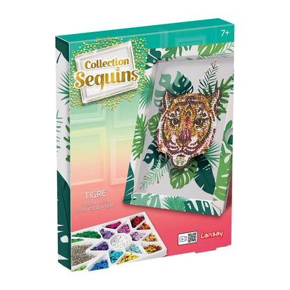 Collection Sequins Sequin Art Tiger