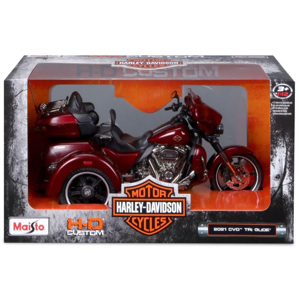 Maisto Harley Davidson Trike CVO Tri Glide 2021, 1:12