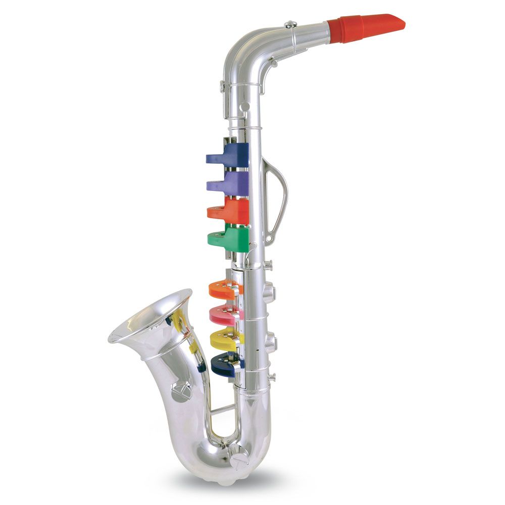 Saxophone Bontempi avec 8 touches colorées