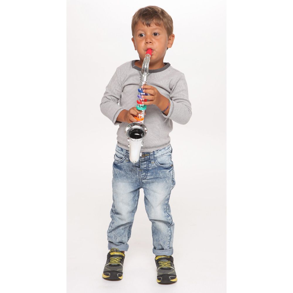 Saxophone Bontempi avec 8 touches colorées