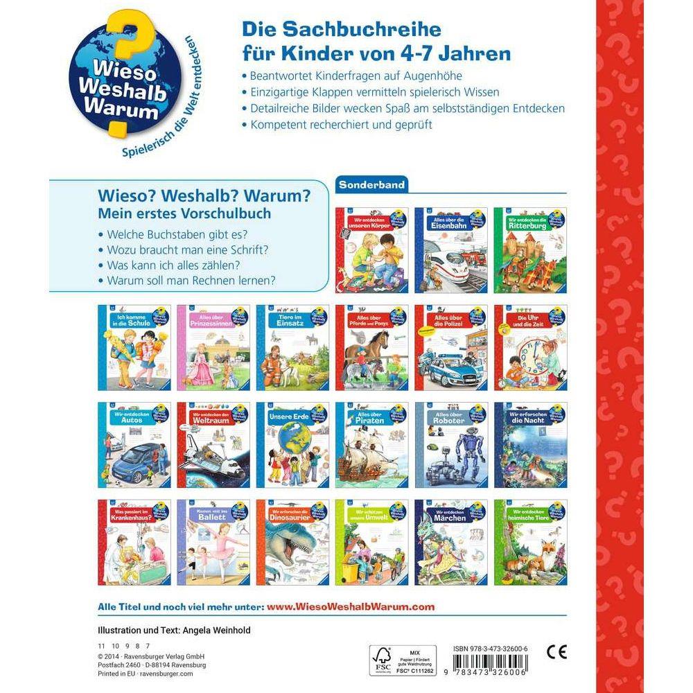 Ravensburger Wieso? Weshalb? Warum?: Mein erstes Vorschulbuch