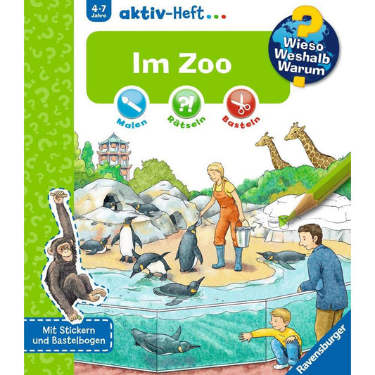 Ravensburger Wieso? Weshalb? Warum? aktiv-Heft: Im Zoo