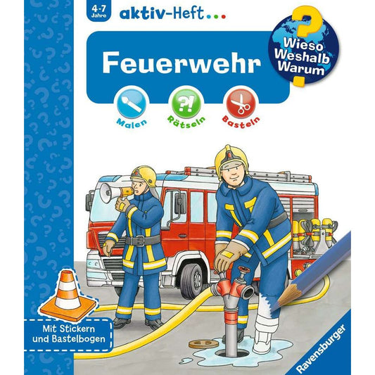 Ravensburger Pourquoi ? Pour quelle raison? Pourquoi? livret actif : pompiers