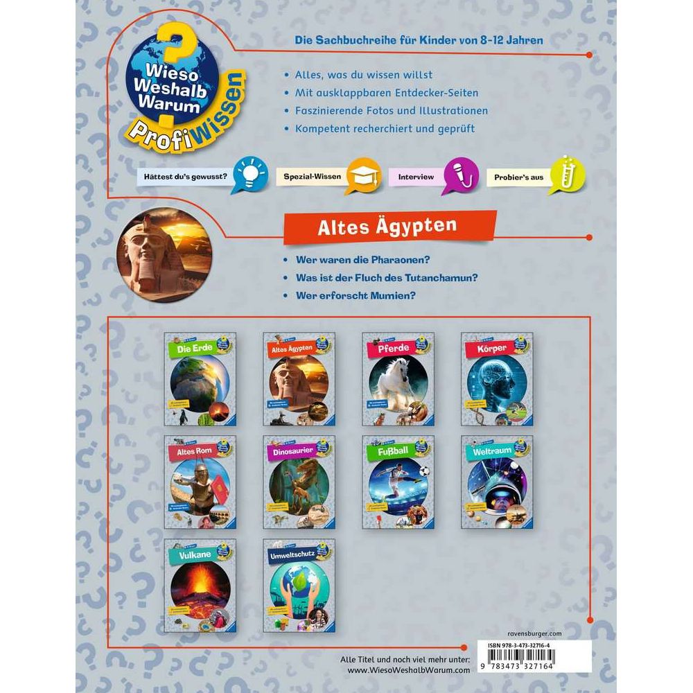 Ravensburger Wieso? Weshalb? Warum? ProfiWissen, Band 2: Altes Ägypten