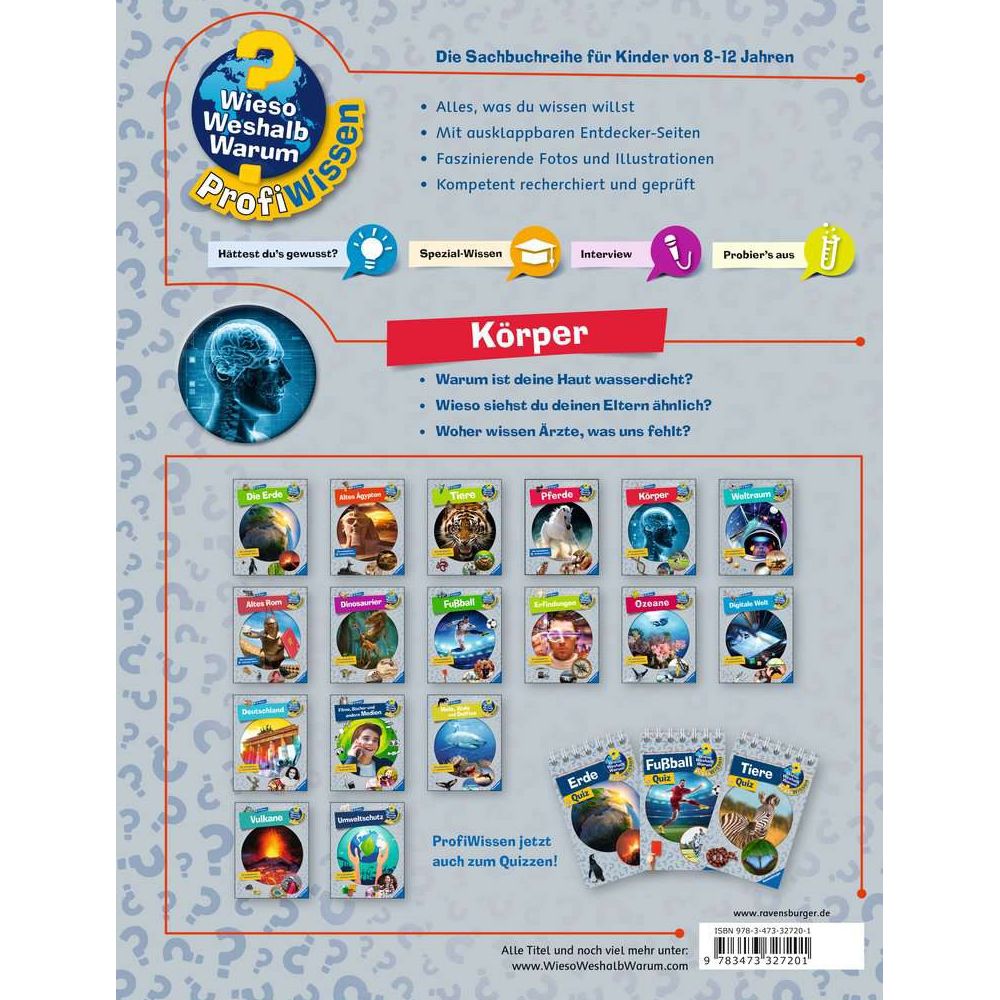Ravensburger Wieso? Weshalb? Warum? ProfiWissen, Band 5: Körper
