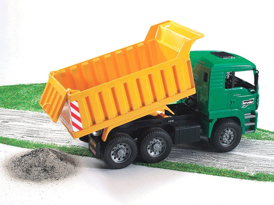 Bruder MAN truck with tipping trough