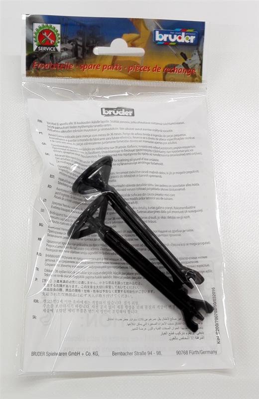 Colonne de direction supplémentaire Bruder, 2 pièces