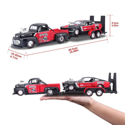 Maisto Ford F1 Pickup 1948 & Ford Mustand GT 1967, 1:24