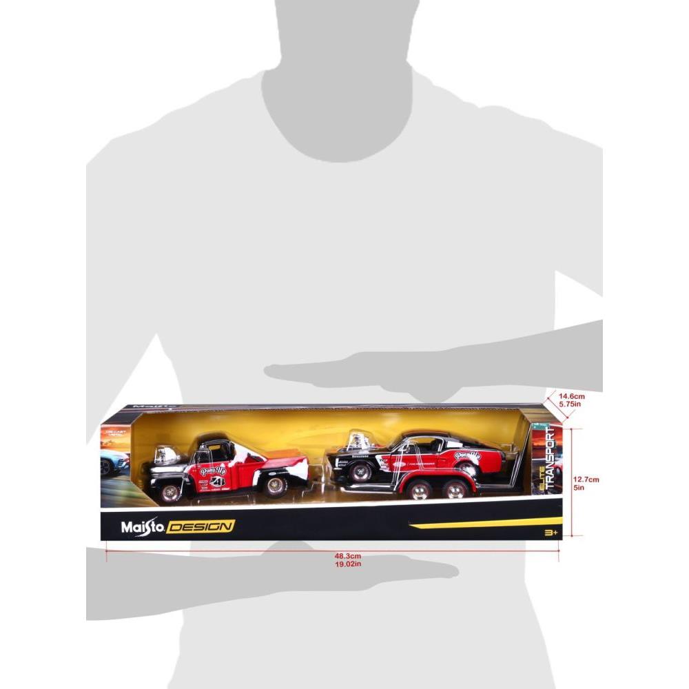 Maisto Ford F1 Pickup 1948 & Ford Mustand GT 1967, 1:24