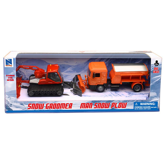 Ensemble chasse-neige New Ray, chasse-neige 2 pièces et camion