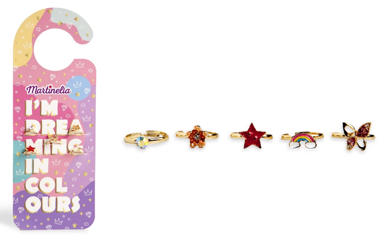 Martinelia Fingerringe 5 Stück assortiert