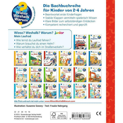 Ravensburger Wieso? Weshalb? Warum? junior, Band 37: Mein Laufrad