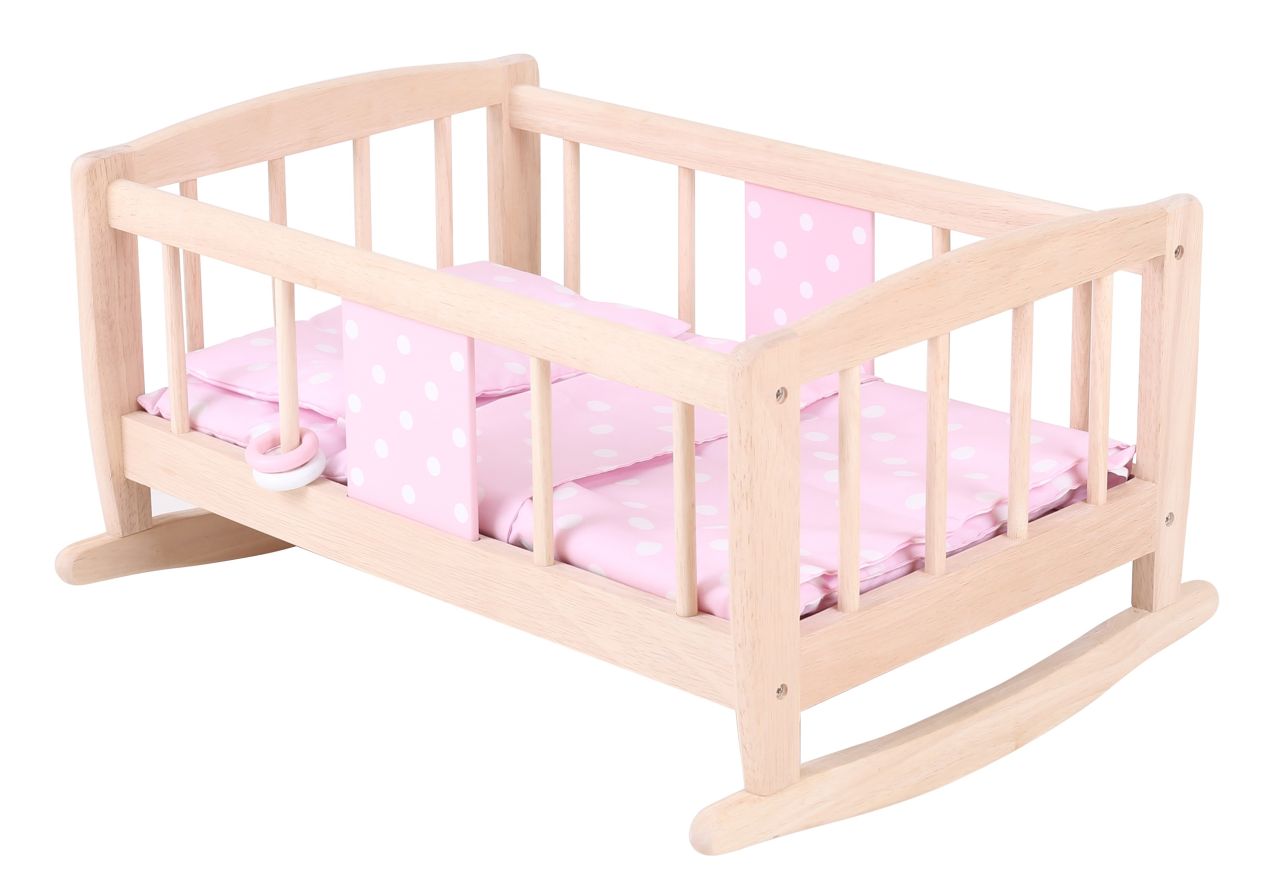 Spielba Puppen-Wiege mit Inhalt