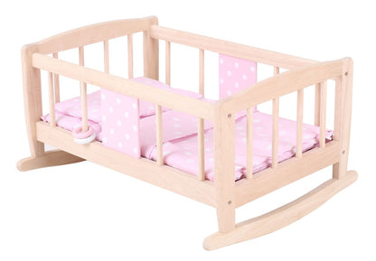 Spielba Puppen-Wiege mit Inhalt