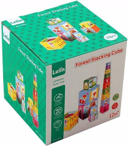 Tour d'empilage Spielba en carton robuste