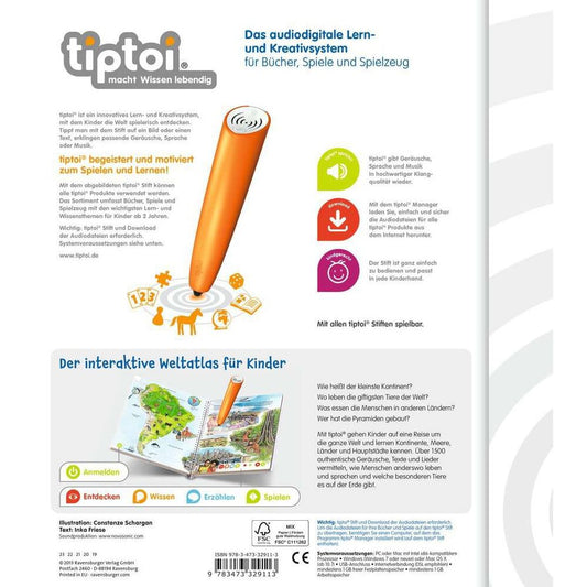 Ravensburger tiptoi® My big world atlas